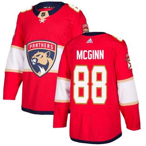 Men's Adidas Florida Panthers #88 Jamie McGinn Red Home Authentic Stitched NHL Jersey