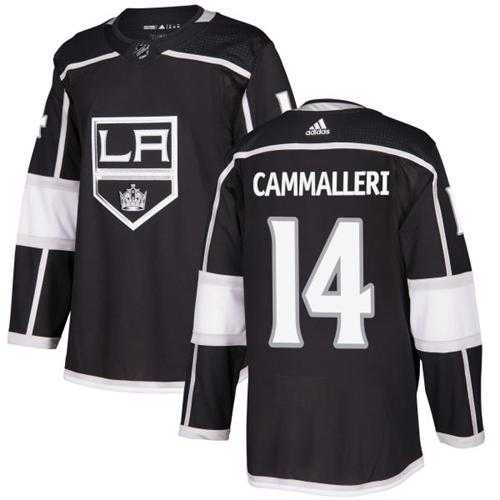 Men's Adidas Los Angeles Kings #14 Mike Cammalleri Black Home Authentic Stitched NHL Jersey