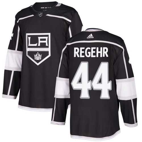 Men's Adidas Los Angeles Kings #44 Robyn Regehr Black Home Authentic Stitched NHL Jersey