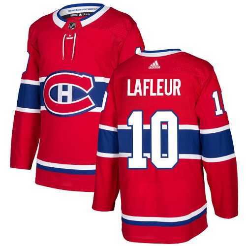 Men's Adidas Montreal Canadiens #10 Guy Lafleur Red Home Authentic Stitched NHL Jersey