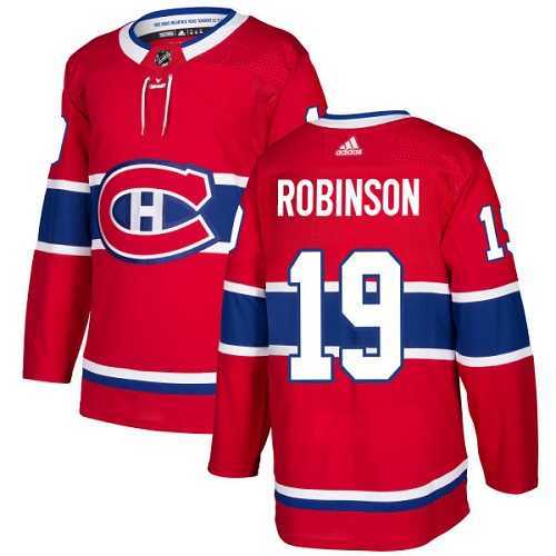 Men's Adidas Montreal Canadiens #19 Larry Robinson Red Home Authentic Stitched NHL Jersey