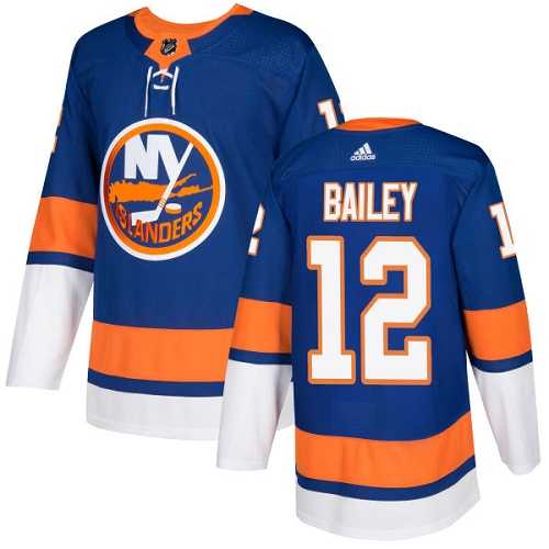 Men's Adidas New York Islanders #12 Josh Bailey Royal Blue Home Authentic Stitched NHL Jersey