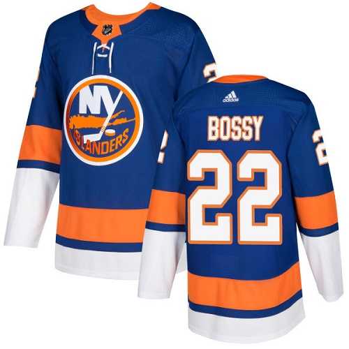 Men's Adidas New York Islanders #22 Mike Bossy Royal Blue Home Authentic Stitched NHL Jersey