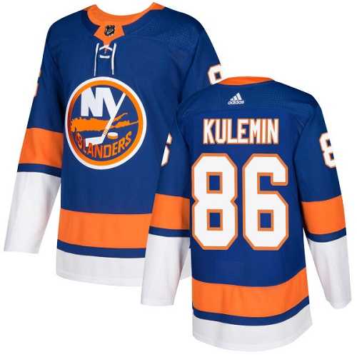 Men's Adidas New York Islanders #86 Nikolay Kulemin Royal Blue Home Authentic Stitched NHL Jersey