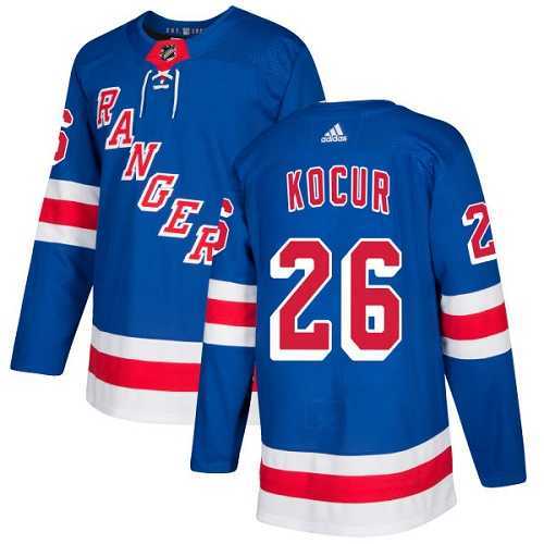 Men's Adidas New York Rangers #26 Joe Kocur Royal Blue Home Authentic Stitched NHL Jersey Men's Adidas New York Rangers #26 Joe Kocur Royal Blue Home Authentic Stitched NHL Jersey