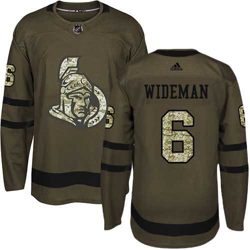 Men's Adidas Ottawa Senators #6 Chris Wideman Green Salute to Service Stitched NHL Jersey Men's Adidas Ottawa Senators #6 Chris Wideman Green Salute to Service Stitched NHL Jersey