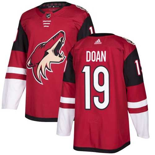 Men's Adidas Phoenix Coyotes #19 Shane Doan Maroon Home Authentic Stitched NHL Jersey