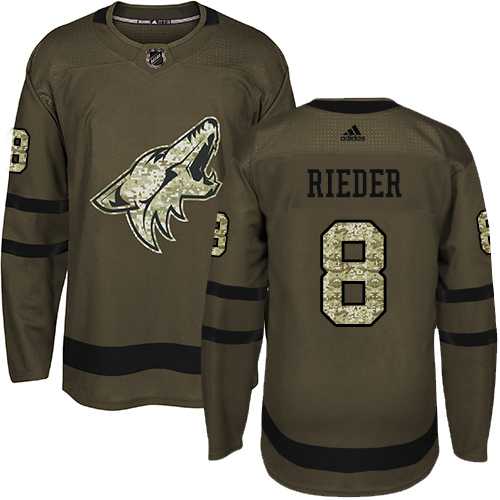 Men's Adidas Phoenix Coyotes #8 Tobias Rieder Green Salute to Service Stitched NHL Men's Adidas Phoenix Coyotes #8 Tobias Rieder Green Salute to Service Stitched NHL