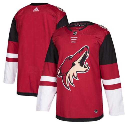 Men's Adidas Phoenix Coyotes Blank Maroon Home Authentic Stitched NHL Jersey