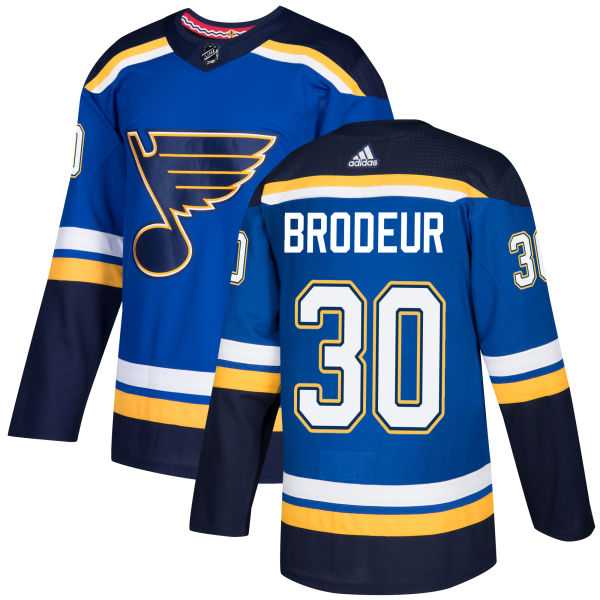 Men's Adidas St. Louis Blues #30 Martin Brodeur Blue Home Authentic Stitched NHL Jersey Men's Adidas St. Louis Blues #30 Martin Brodeur Blue Home Authentic Stitched NHL Jersey