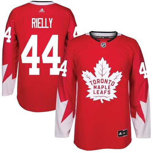 Men's Adidas Toronto Maple Leafs #44 Morgan Rielly Red Team Canada Authentic Stitched NHL Jersey