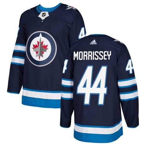 Men's Adidas Winnipeg Jets #44 Josh Morrissey Navy Blue Home Authentic Stitched NHL Jersey