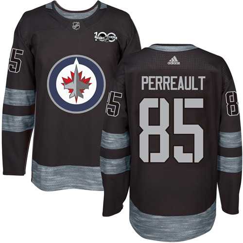 Men's Adidas Winnipeg Jets #85 Mathieu Perreault Black 1917-2017 100th Anniversary Stitched NHL Jersey Men's Adidas Winnipeg Jets #85 Mathieu Perreault Black 1917-2017 100th Anniversary Stitched NHL Jersey