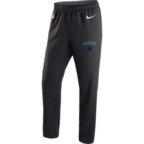 Men's Carolina Panthers Nike Black Circuit Sideline Performance Pants