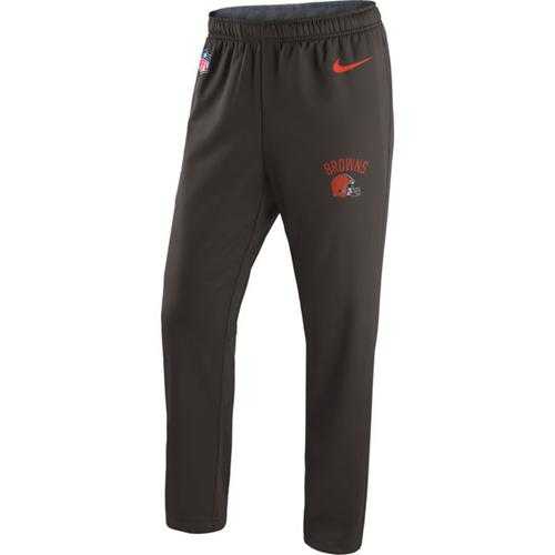 Men's Cleveland Browns Nike Brown Circuit Sideline Performance Pants
