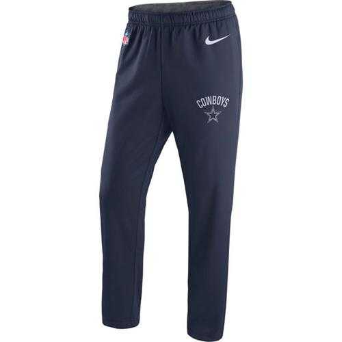 Men's Dallas Cowboys Nike Navy Circuit Sideline Performance Pants
