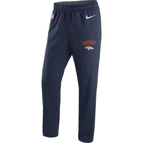 Men's Denver Broncos Nike Navy Circuit Sideline Performance Pants
