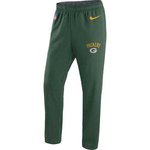 Men's Green Bay Packers Nike Green Circuit Sideline Performance Pants