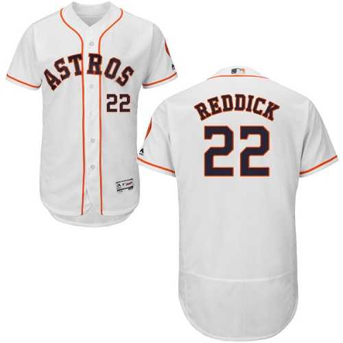 Men's Houston Astros #22 Josh Reddick White Flexbase Authentic Collection Stitched MLB Jersey Men's Houston Astros #22 Josh Reddick White Flexbase Authentic Collection Stitched MLB Jersey