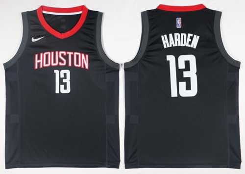 Men's Houston Rockets #13 James Harden Black NBA Swingman Jersey