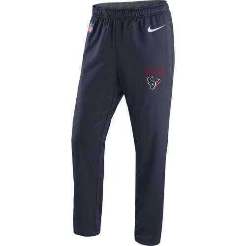 Men's Houston Texans Nike Navy Circuit Sideline Performance Pants