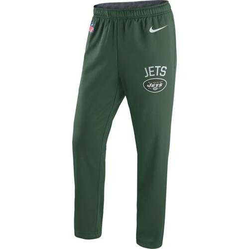 Men's New York Jets Nike Green Circuit Sideline Performance Pants