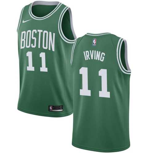 Men's Nike Boston Celtics #11 Kyrie Irving Green NBA Swingman Icon Edition Jersey