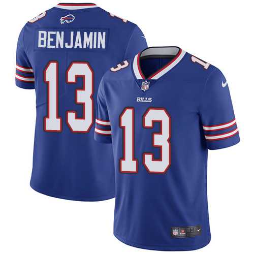 Men's Nike Buffalo Bills #13 Kelvin Benjamin Royal Blue Team Color Stitched NFL Vapor Untouchable Limited Jersey