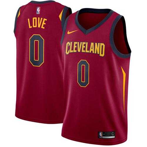 Men's Nike Cleveland Cavaliers #0 Kevin Love Red NBA Swingman Icon Edition Jersey