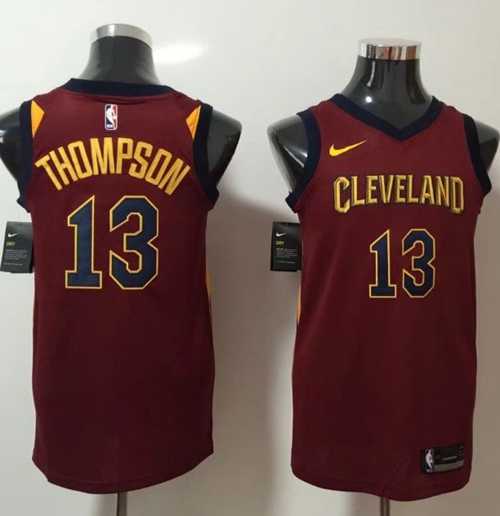 Men's Nike Cleveland Cavaliers #13 Tristan Thompson Red NBA Swingman Icon Edition Jersey