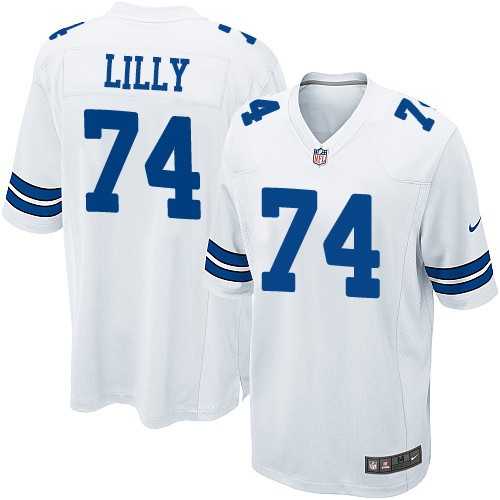 Men's Nike Dallas Cowboys #74 Bob Lilly Game White NFL