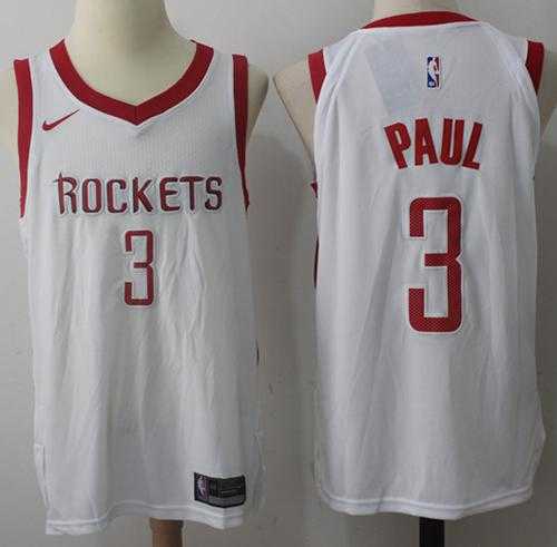 Men's Nike Houston Rockets #3 Chris Paul White NBA Swingman Association Edition Jersey