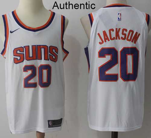 Men's Nike Phoenix Suns #20 Josh Jackson White NBA Authentic Association Edition Jersey