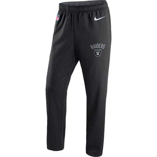 Men's Oakland Raiders Nike Black Circuit Sideline Performance Pants