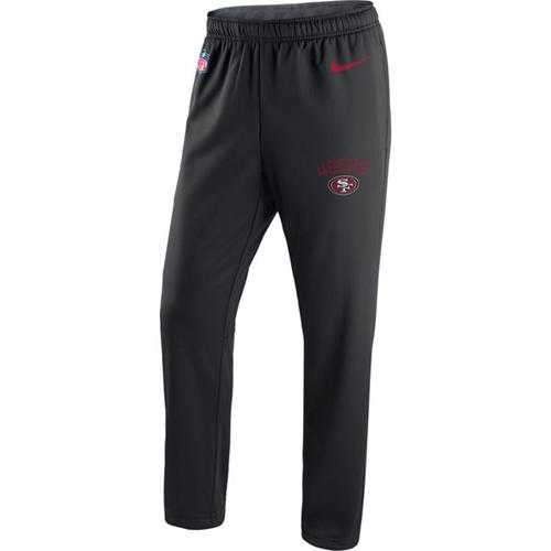 Men's San Francisco 49ers Nike Black Circuit Sideline Performance Pants