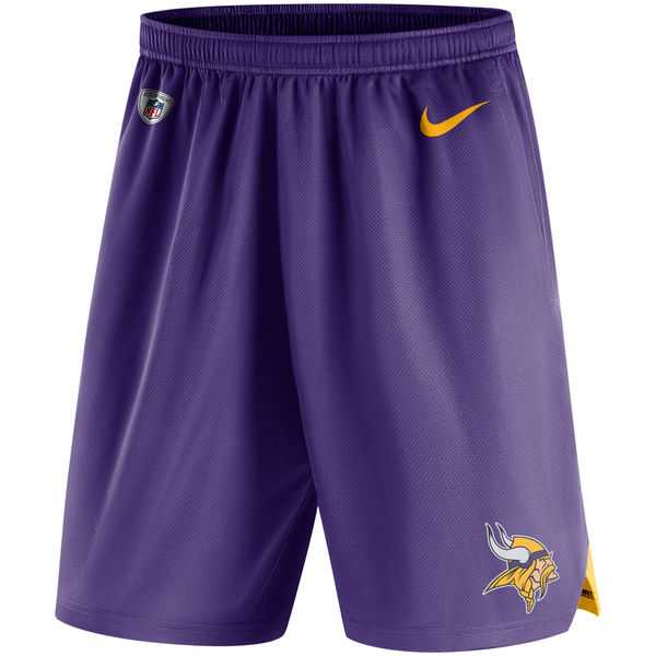 Minnesota Vikings Nike Knit Performance Shorts - Purple