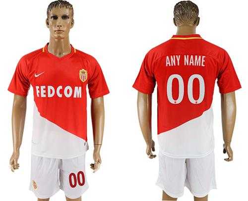 Monaco Personalized Home Soccer Club Jersey
