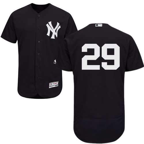 New York Yankees #29 Todd Frazier Navy Blue Flexbase Authentic Collection Stitched MLB