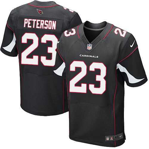 Nike Arizona Cardinals #23 Adrian Peterson Black Alternate Men's Stitched NFL Elite Jersey