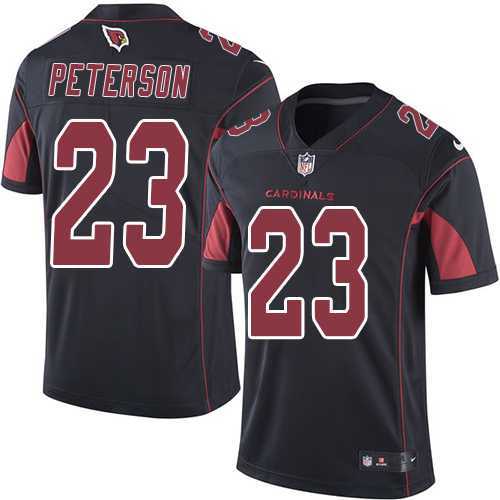 Nike Arizona Cardinals #23 Adrian Peterson Black Men's Stitched NFL Limited Rush Jersey