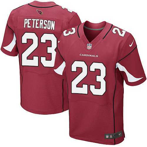 Nike Arizona Cardinals #23 Adrian Peterson Red Team Color Men's Stitched NFL Elite Jersey