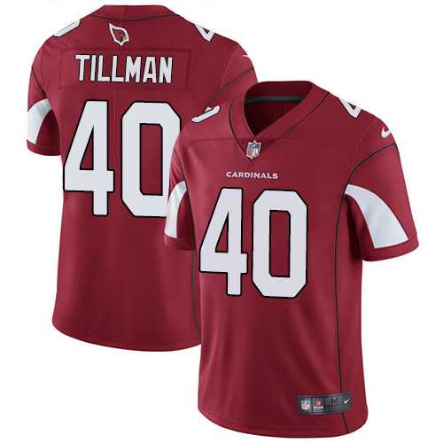 Nike Arizona Cardinals #40 Pat Tillman Red Team Color Men's Stitched NFL Vapor Untouchable Limited Jersey