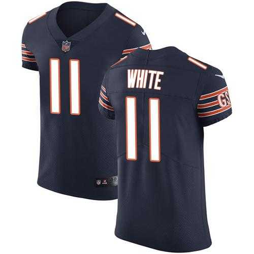 Nike Chicago Bears #11 Kevin White Navy Blue Team Color Men's Stitched NFL Vapor Untouchable Elite Jersey