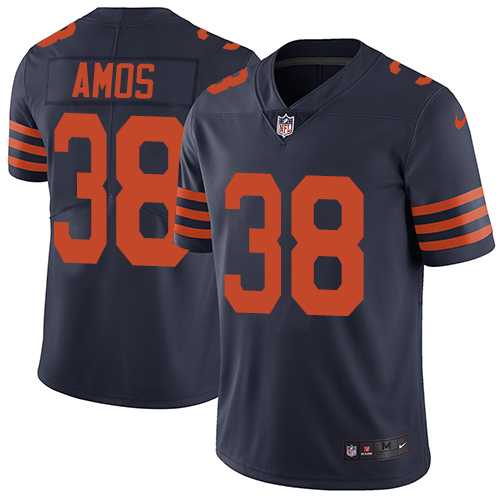 Nike Chicago Bears #38 Adrian Amos Navy Blue Alternate Men's Stitched NFL Vapor Untouchable Limited Jersey Nike Chicago Bears #38 Adrian Amos Navy Blue Alternate Men's Stitched NFL Vapor Untouchable Limited Jersey