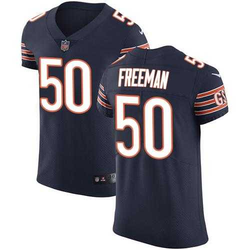 Nike Chicago Bears #50 Jerrell Freeman Navy Blue Team Color Men's Stitched NFL Vapor Untouchable Elite Jersey