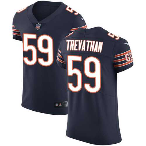 Nike Chicago Bears #59 Danny Trevathan Navy Blue Team Color Men's Stitched NFL Vapor Untouchable Elite Jersey