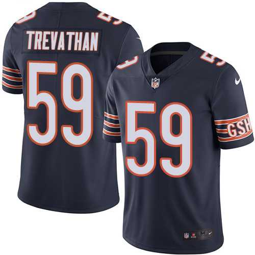 Nike Chicago Bears #59 Danny Trevathan Navy Blue Team Color Men's Stitched NFL Vapor Untouchable Limited Jersey