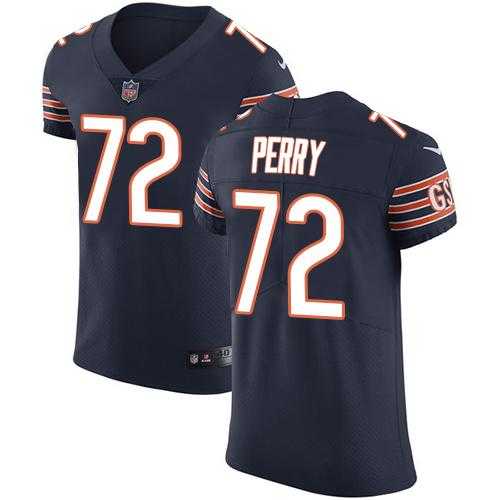 Nike Chicago Bears #72 William Perry Navy Blue Team Color Men's Stitched NFL Vapor Untouchable Elite Jersey