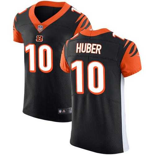 Nike Cincinnati Bengals #10 Kevin Huber Black Team Color Men's Stitched NFL Vapor Untouchable Elite Jersey