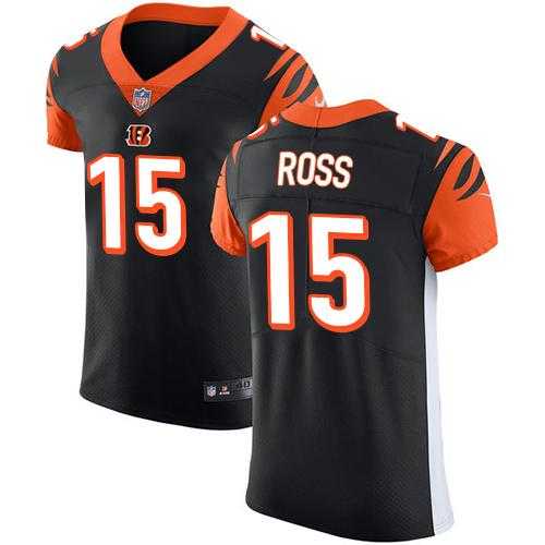 Nike Cincinnati Bengals #15 John Ross Black Team Color Men's Stitched NFL Vapor Untouchable Elite Jersey